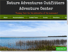 Tablet Screenshot of natureadventureoutfitters.com